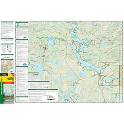 National Geographic Allagsh Wilderness Waterway South Map -KAYAKK Water Shop 401 2