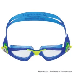 Aqua Sphere Kayenne Jr. Clear Lens Swim Goggle 18 Aqua Sphere Kayenne Jr. Clear Lens Swim Goggle -KAYAKK Water Shop AquaSphere USDEP3194007LC BlueYellow2TXT