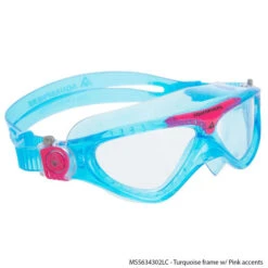 Aqua Sphere Vista Jr. Clear Lens Swim Mask 19 Aqua Sphere Vista Jr. Clear Lens Swim Mask -KAYAKK Water Shop AquaSphere USDMS5634302LC TurqPink4TXT