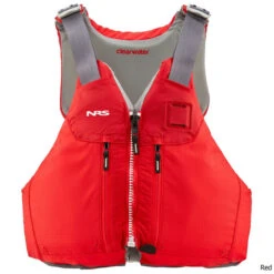 NRS Clearwater Mesh Back PFD -KAYAKK Water Shop Clearwater Mesh Back PFD Red