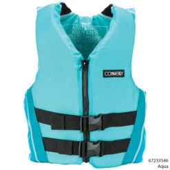 Connelly Teen Fusion Nylon Vest PFD -KAYAKK Water Shop Connelly CSI67233545 Aqua 1frontTXT