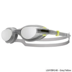 TYR Adult Vesi Mirrored Swim Goggle -KAYAKK Water Shop LGHYBM148 GreyYellowTxt