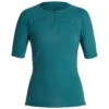 NRS Women's Rashguard Short-Sleeve Shirt -KAYAKK Water Shop NRS 10020.08 Mediterranea