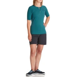 NRS Women's Rashguard Short-Sleeve Shirt -KAYAKK Water Shop NRS 10020.08 Mediterranea3