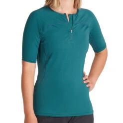 NRS Women's Rashguard Short-Sleeve Shirt -KAYAKK Water Shop NRS 10020.08 Mediterranea5