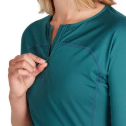 NRS Women's Rashguard Short-Sleeve Shirt -KAYAKK Water Shop NRS 10020.08 Mediterranea6