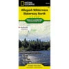 National Geographic Allagash Wilderness Waterway North Map
