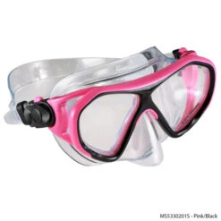 U.S. Divers Dorado Jr. DX Snorkeling Mask -KAYAKK Water Shop USDivers USDMS5330201S PinkBlack 1sideTXT