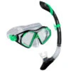 U.S. Divers Admiral Mask And Snorkel Combo -KAYAKK Water Shop USDivers USDSC0301L BlackGreen1NoTXT