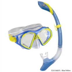 U.S. Divers Admiral Mask And Snorkel Combo -KAYAKK Water Shop USDivers USDSC4134007L BlueYellow1TXT